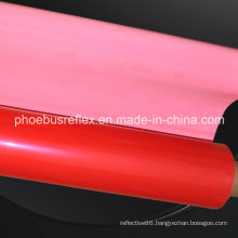 Red Reflective Materials Open Glassbeads Fabrics